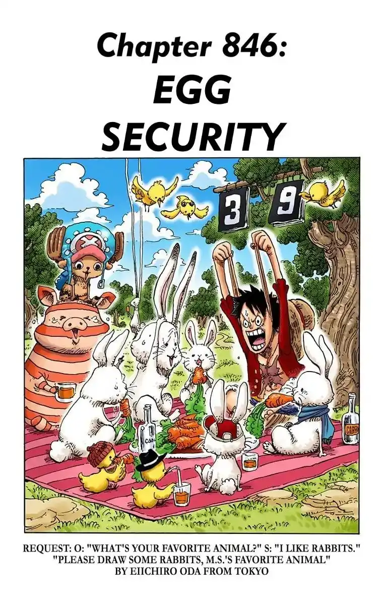 One Piece - Digital Colored Comics Chapter 846 1